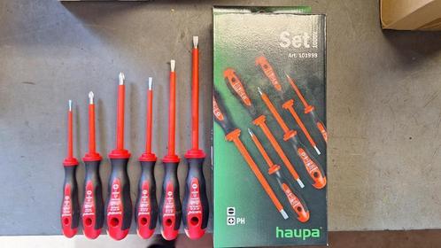 Haupa 1000volt schroevendraaier sets. 6 delig. NIEUW!, Auto diversen, Autogereedschap, Nieuw, Ophalen of Verzenden