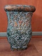 betonnen bloempot grijs goud, Ophalen, Zo goed als nieuw, Beton, Balkon