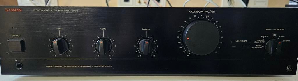 Luxman LV-92 Stereo Geïntegreerde Versterker, Audio, Tv en Foto, Versterkers en Receivers, Gebruikt, Stereo, 60 tot 120 watt, Overige merken