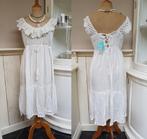 Hot Lava Fabienne Dress Ivory Crochet Maat M 🌺🌺🌺, Maat 38/40 (M), HOT LAVA, Verzenden, Wit