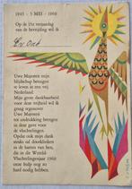 ansichtkaart Bevrijdingskaart 1960, Ophalen of Verzenden, 1940 tot 1960, Gelopen, Politiek en Historie