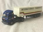 IVECO Turbostar vrachtwagen met trailer, Hobby en Vrije tijd, Modelauto's | 1:50, Ophalen of Verzenden, Zo goed als nieuw, Bus of Vrachtwagen