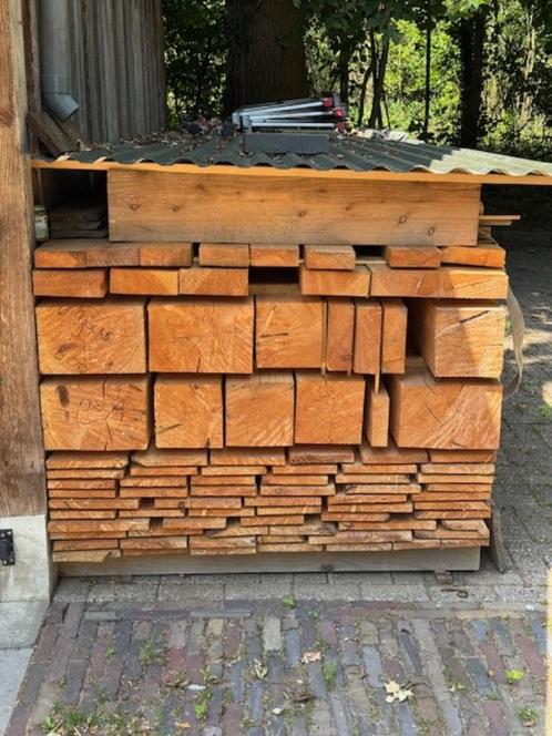 Douglas balken en regels., Tuin en Terras, Palen, Balken en Planken, Nieuw, Balken, 250 cm of meer, Ophalen
