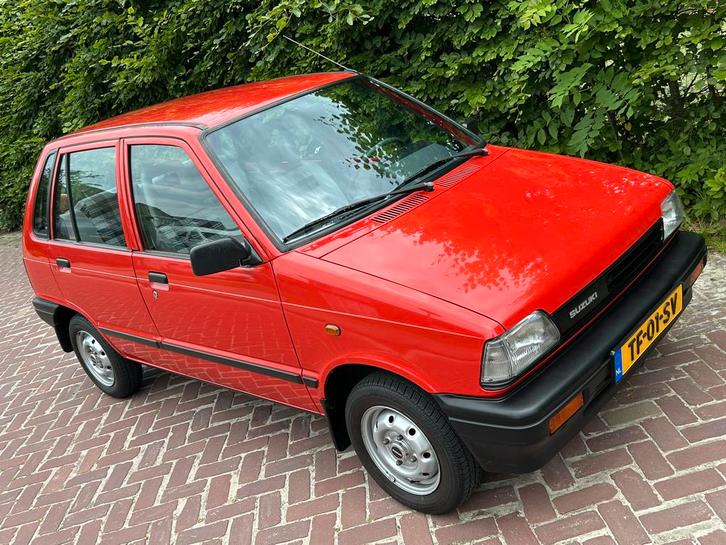 Suzuki Alto 0.8 GL S6 1988 Rood, nieuwstaat!, Auto's, Suzuki, Particulier, Alto, Benzine, Hatchback, Handgeschakeld, Origineel Nederlands