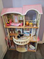 Barbie Huis Compleet met Meubels, Ophalen of Verzenden, Gebruikt, Poppenhuis