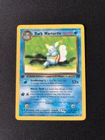 Dark wartortle 1st edition non holo team rocket, Verzenden, Zo goed als nieuw, Losse kaart