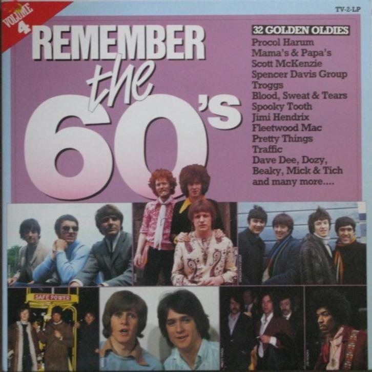 Remember the 60's vol 4 - 2 lp's, Cd's en Dvd's, Vinyl | Verzamelalbums, Zo goed als nieuw, Pop, 12 inch, Ophalen of Verzenden