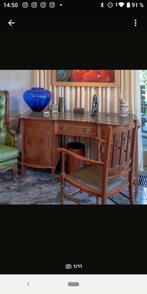 Edwardiaans Damesbureau Mahonie, ca. 1910, Antiek en Kunst, Ophalen