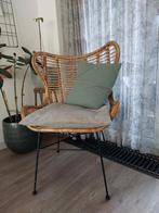 Rotan stoel Jasmine, Ophalen, Bruin, Metaal, Eén