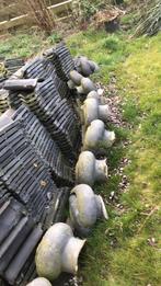 Dakpannen, Doe-het-zelf en Verbouw, Dakpannen en Dakbedekking, Ophalen, Steen of Klei, Zo goed als nieuw, 15 m² of meer