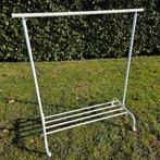 Kledingrek Ikea Rigga wit verrijdbaar instelbaar, Ophalen, Met wielen, Zo goed als nieuw