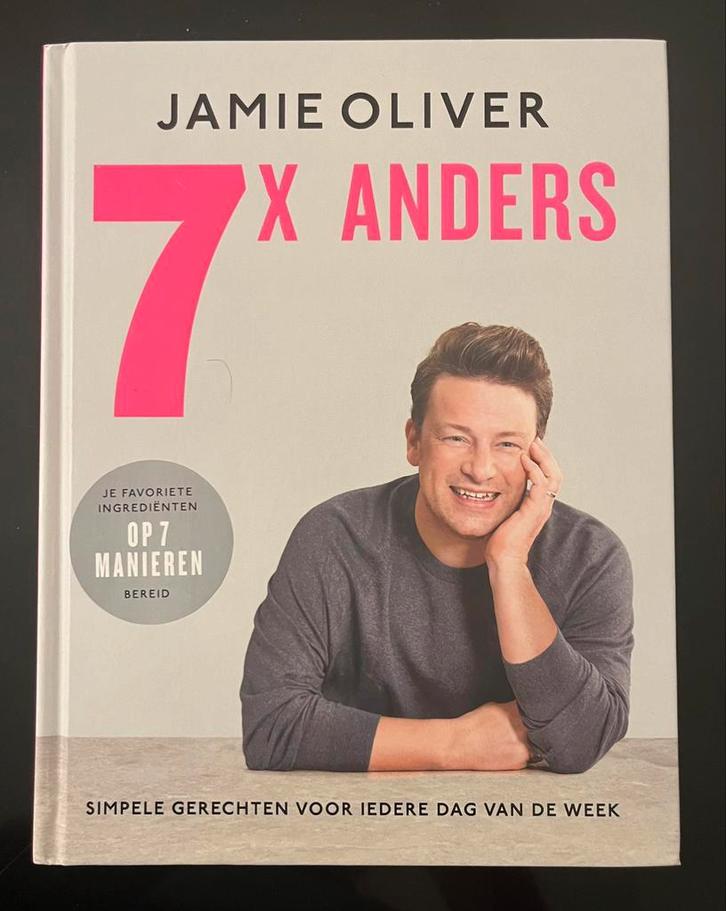 Jamie Oliver - Jamie Oliver - 7 x anders (Hardcover), Boeken, Kookboeken, Zo goed als nieuw, Italië, Ophalen of Verzenden