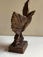 Willem Verbon, verguld bronzen beeld opvliegende adelaar, Antiek en Kunst, Ophalen of Verzenden, Brons