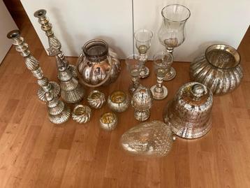 17x Puntgaaf Armeluis Zilver.o.a.Lifestyle & Riviera Maison  beschikbaar voor biedingen