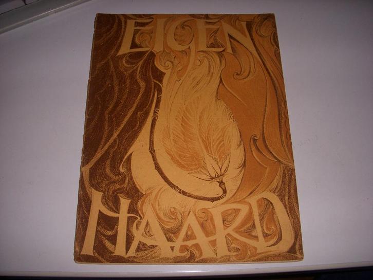 Mooi Gezinstijdschrift ' Eigen Haard 'Art Nouveau stijl 1920, Boeken, Tijdschriften en Kranten, Gelezen, Overige typen, Ophalen of Verzenden