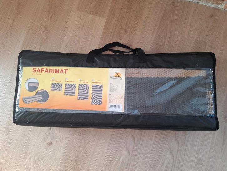 Tenttapijt Safarimat, Caravans en Kamperen, Kampeeraccessoires, Zo goed als nieuw, Ophalen