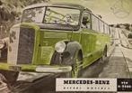 Mercedes-Benz Typ 0-3500 Diesel-Omnibus Brochure, Ophalen of Verzenden, Gelezen, Mercedes, Mercedes-Benz