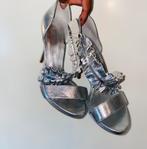 Michael Kors heels/hakken zilver - maat 35,5, Ophalen of Verzenden, Zo goed als nieuw, Schoenen met hoge hakken, Overige kleuren