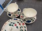 Boerenbont 418 Ontbijt Servies Compleet , Societe Ceramique, Ophalen of Verzenden