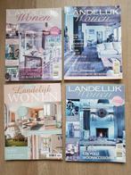 Landelijk wonen / wonen landelijke stijl tijdschriften, Verzenden, Gelezen, Overige typen