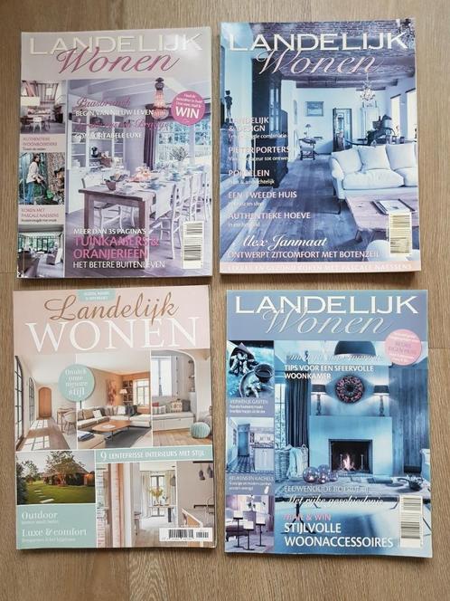 Landelijk wonen / wonen landelijke stijl tijdschriften, Boeken, Tijdschriften en Kranten, Gelezen, Overige typen, Verzenden