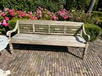 Oude tuinbank teakhout, Tuin en Terras, Tuinbanken, Ophalen, Gebruikt, Teakhout