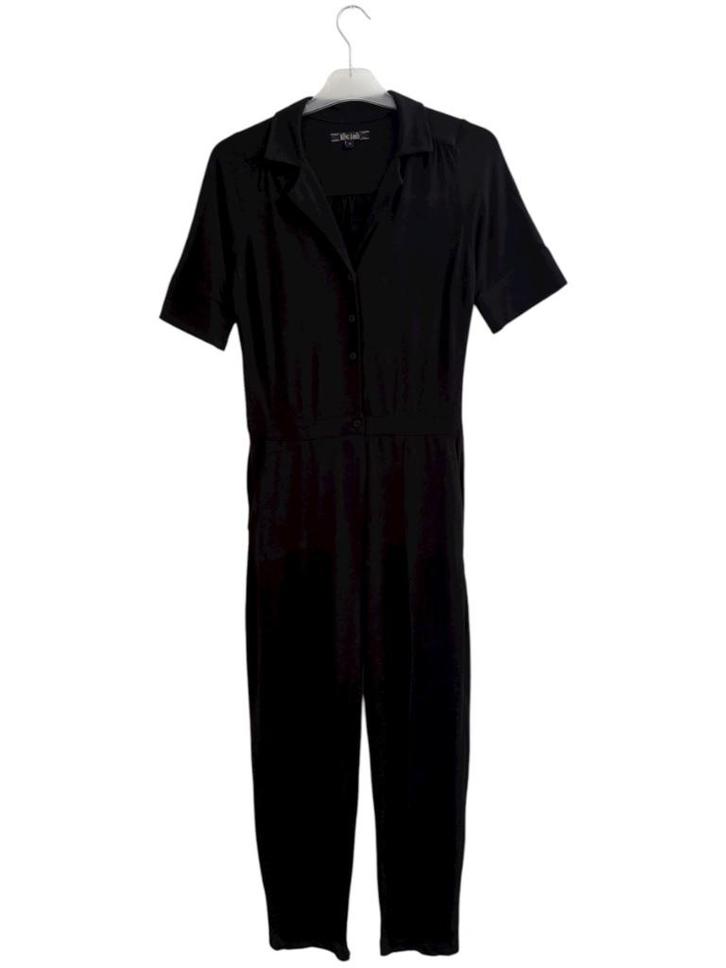 King Louie jumpsuit S, Kleding | Dames, Jumpsuits, Zo goed als nieuw, Maat 36 (S), Zwart, Ophalen of Verzenden