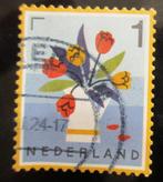 postzegel nederland recent 2023 tulpen, Ophalen of Verzenden, Gestempeld