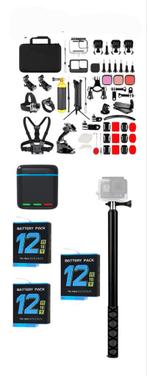 Mega Set 65 +Accessoires voor GoPro 12 11 10 9 Acu 3 Oplad, Verzenden, Nieuw, GoPro