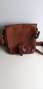 leren schouder tas bruin, Ophalen of Verzenden, Bruin, Schoudertasje