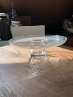 Taart plateau glas, Ophalen of Verzenden, Nieuw
