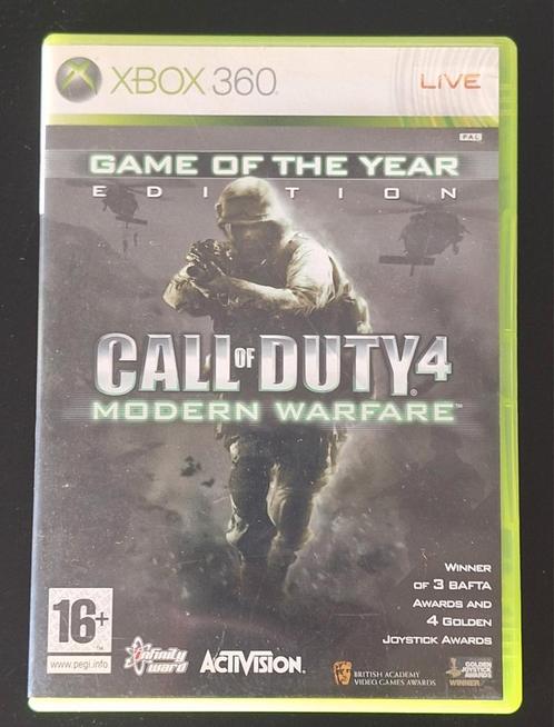 Call of Duty 4: Modern Warfare – Xbox 360, Spelcomputers en Games, Games | Xbox 360, Zo goed als nieuw, Shooter, 1 speler, Vanaf 18 jaar