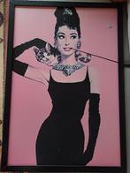 Audrey Hepburn - Breakfast at Tiffany's, Ophalen, Zo goed als nieuw, Schilderij, 75 cm of meer