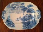 Schaal met blauw landschap, Ophalen of Verzenden
