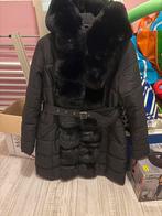 Winterjas met bont melya melody paris, Melya melody paris, Zwart, Maat 46/48 (XL) of groter, Ophalen of Verzenden