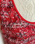 Sandwich rode jurk maat 44, Maat 42/44 (L), Ophalen of Verzenden, Zo goed als nieuw, Knielengte