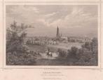 Amersfoort van de Appelenweg gezien Staalgravure 1858 Terwen, Antiek en Kunst, Ophalen of Verzenden