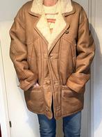 Lammy coat - herenjas leer - vintage, Kleding | Heren, Ophalen of Verzenden, Gedragen, Maat 52/54 (L), Bruin