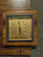 Antiek Houten Art Deco Weerstation Barometer met Thermomete, Audio, Tv en Foto, Weerstations en Barometers, Gebruikt, Ophalen of Verzenden