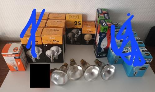 Diverse gloeilampen, nog nieuw in de doosjes zijn getest., Huis en Inrichting, Lampen | Losse lampen, Nieuw, Gloeilamp, Ophalen of Verzenden