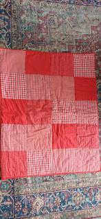Leuk boxkleed rood/wit patchwork, Kinderen en Baby's, Ophalen of Verzenden, Gebruikt, Rechthoekig, Boxkleed