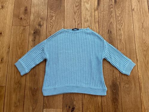 Lichtblauwe trui met driekwartmouw Le Comte maat 40, Kleding | Dames, Truien en Vesten, Gedragen, Maat 38/40 (M), Blauw, Ophalen of Verzenden