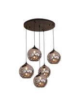 Moderne Hanglamp – 5 Glanzende Bollen – Slechts €85!, Huis en Inrichting, Lampen | Hanglampen, Ophalen, Zo goed als nieuw, 75 cm of meer