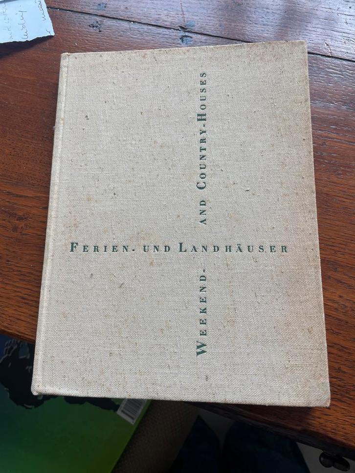Ferien- und Landhäuser, Architectuurboek 1947, Boeken, Kunst en Cultuur | Architectuur, Gelezen, Architectuur algemeen, Ophalen of Verzenden