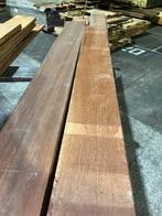 Hardhout–Massaranduba-planken-terrasdelendekdelen-28x188mm, Ophalen, Nieuw, Hout
