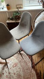 Gratis :) drie grijze stoelen, Ophalen, Gebruikt, Drie, Metaal