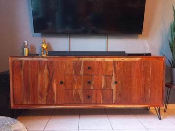 Sideboard, TV-Schrank, Lowboard, Echtholz massiv, orig. WOLF beschikbaar voor biedingen