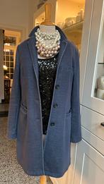 OPUS denimblauwe tricot jas in mt S. Nieuwstaat, Kleding | Dames, Jassen | Winter, Blauw, Ophalen of Verzenden, Zo goed als nieuw