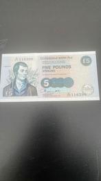 Vijf pond Sterling Schotland, Postzegels en Munten, Ophalen of Verzenden, Overige landen