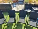 Zo goed als nieuw 4 zwarte stoelen, Ophalen of Verzenden, Zo goed als nieuw